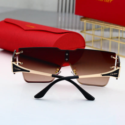 2024 Fashionable HD Frameless Sunglasses