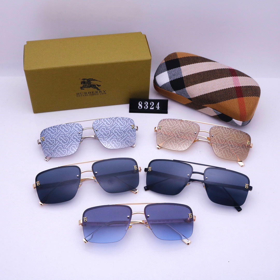 2026 New Neutral Metal Watermark Sunglasses