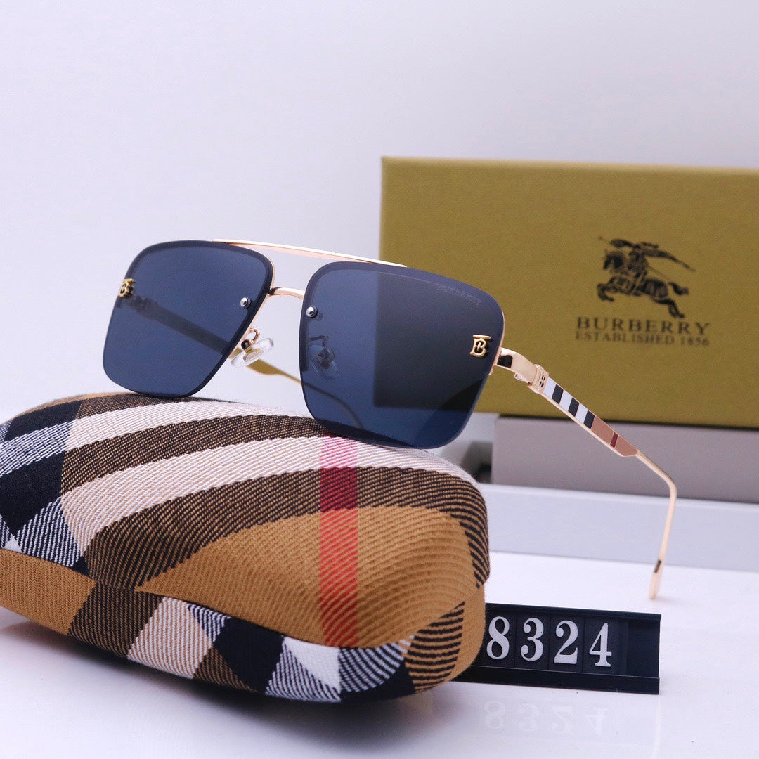 2026 New Neutral Metal Watermark Sunglasses