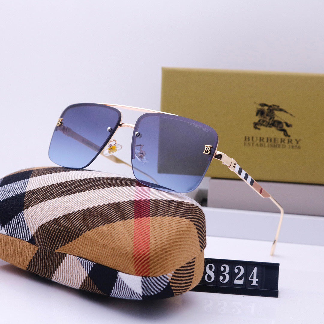 2026 New Neutral Metal Watermark Sunglasses