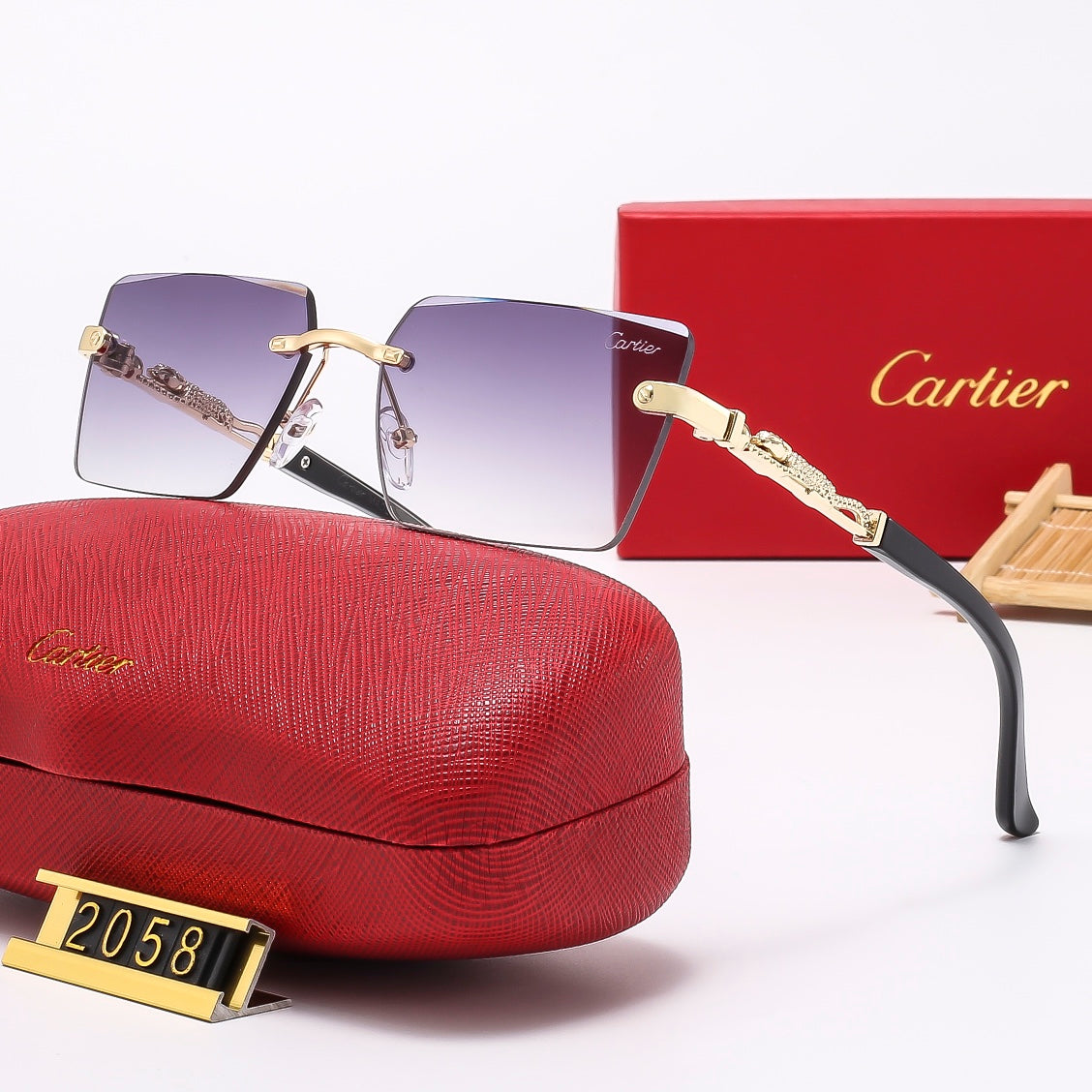 2026 5 colors fashion sunglasses 2058