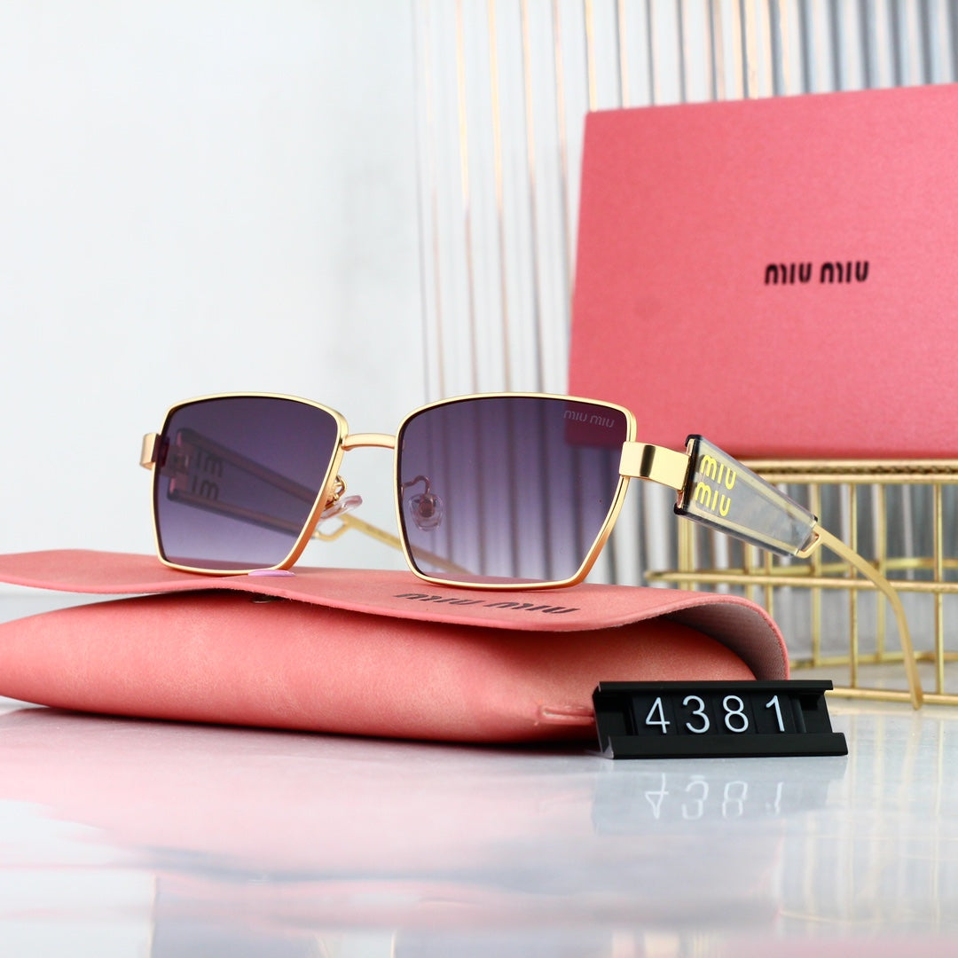 2026 Retro HD Wide-rim Rectangular Sunglasses