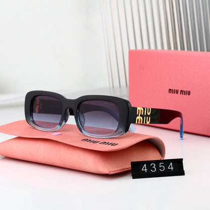 2026 Rectangular Metal Fashion Women's Sunglasses