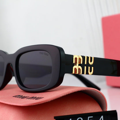 2026 Rectangular Metal Fashion Women's Sunglasses