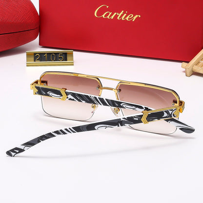2026 Square stylish frameless sunglasses 2105