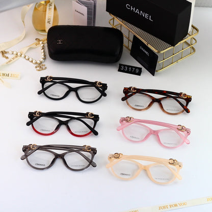 2026 Cat-Eye Diamond Metal Logo Glasses