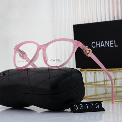 2026 Cat-Eye Diamond Metal Logo Glasses