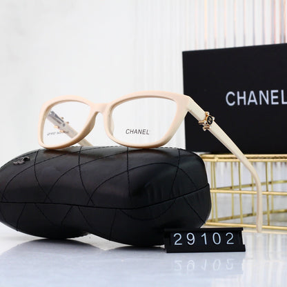 2026 Fashionable Rhinestone Logo Glasses