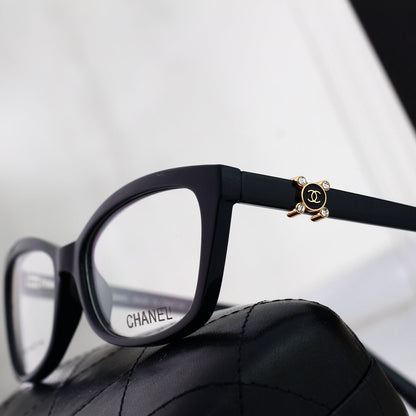 2026 Fashionable Rhinestone Logo Glasses