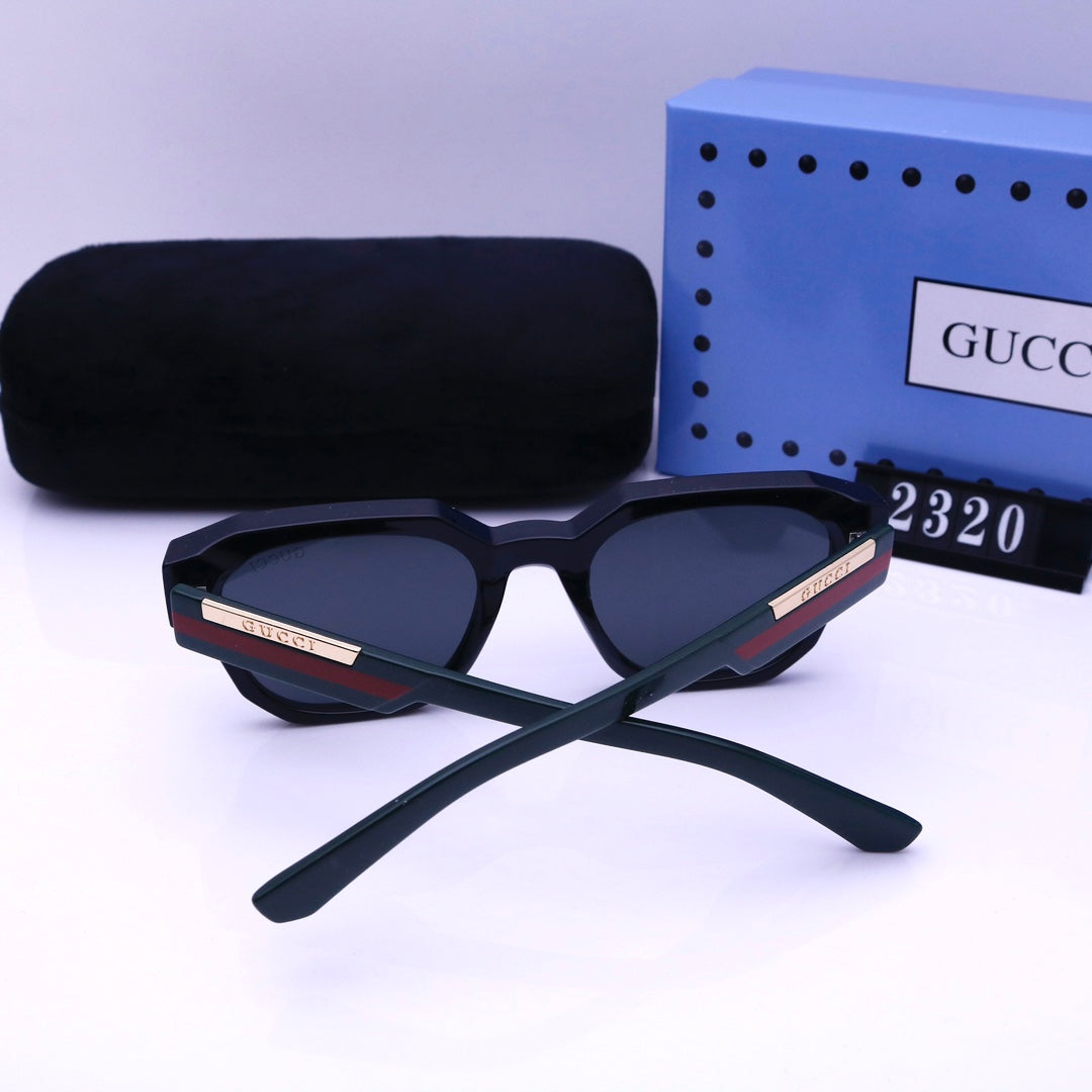 2026 Striped Temples Fashion Sunglasses