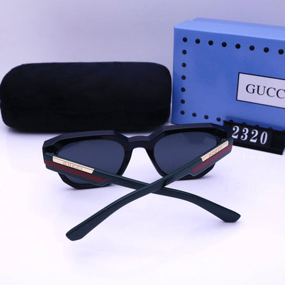 2026 Striped Temples Fashion Sunglasses