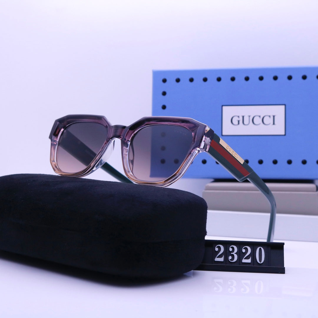 2026 Striped Temples Fashion Sunglasses