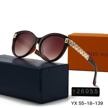 2026 Vintage Embossed Metal Frame Round Sunglasses