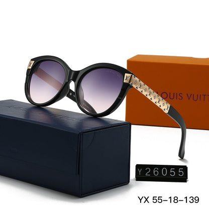 2026 Vintage Embossed Metal Frame Round Sunglasses