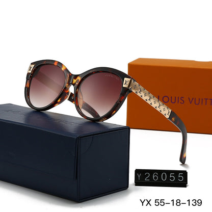 2026 Vintage Embossed Metal Frame Round Sunglasses