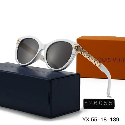 2026 Vintage Embossed Metal Frame Round Sunglasses