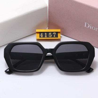2026 Vintage Embossed Rectangular Sunglasses