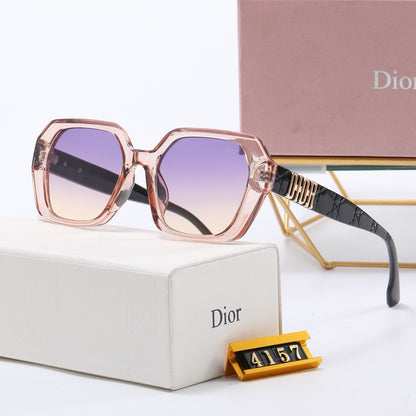 2026 Vintage Embossed Rectangular Sunglasses
