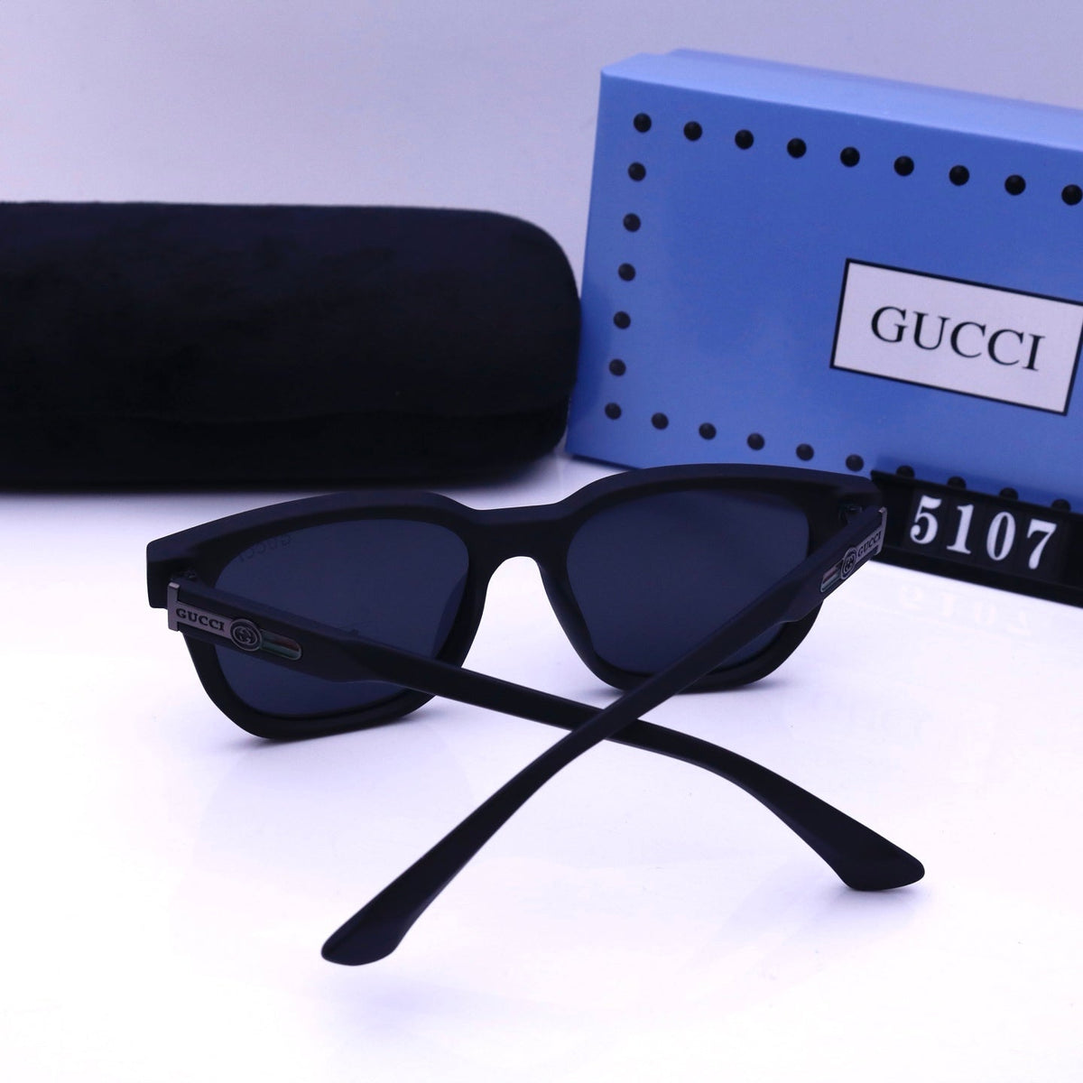 2026 Vintage Square Rectangle Rubber Sunglasses