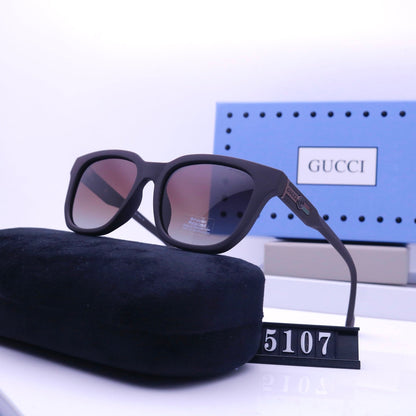 2026 Vintage Square Rectangle Rubber Sunglasses