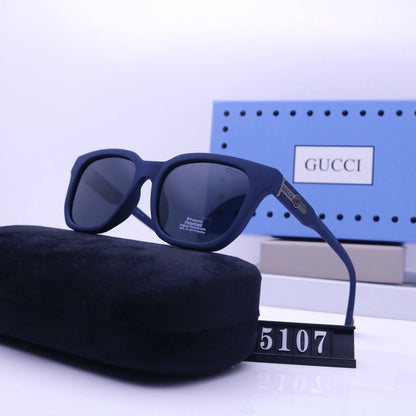 2026 Vintage Square Rectangle Rubber Sunglasses