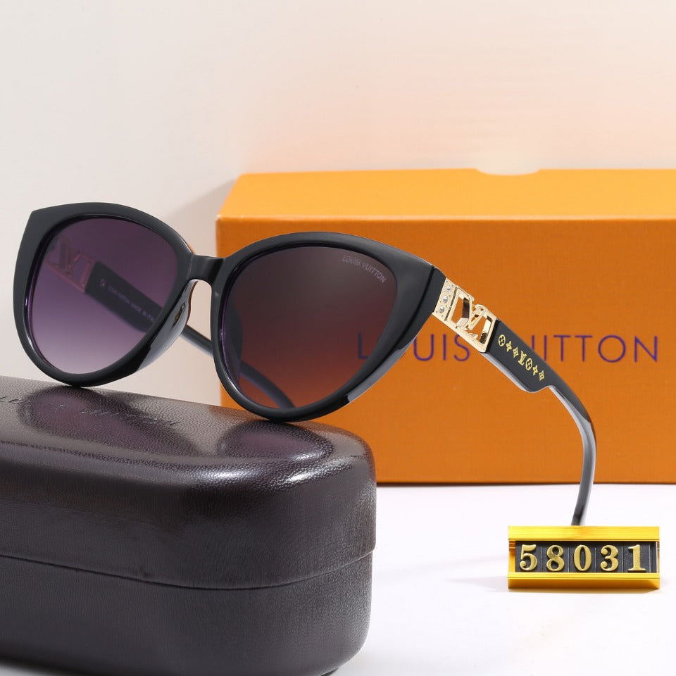 2026 Diamond Hollow Letter Frame Sunglasses