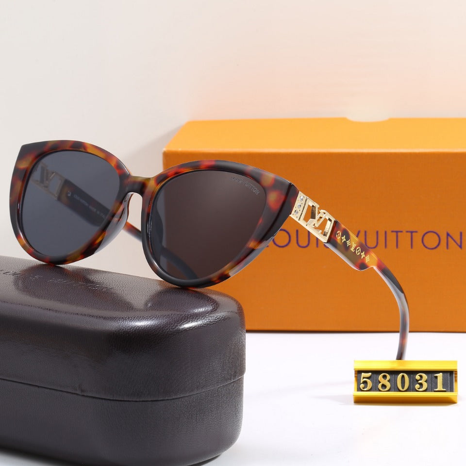 2026 Diamond Hollow Letter Frame Sunglasses