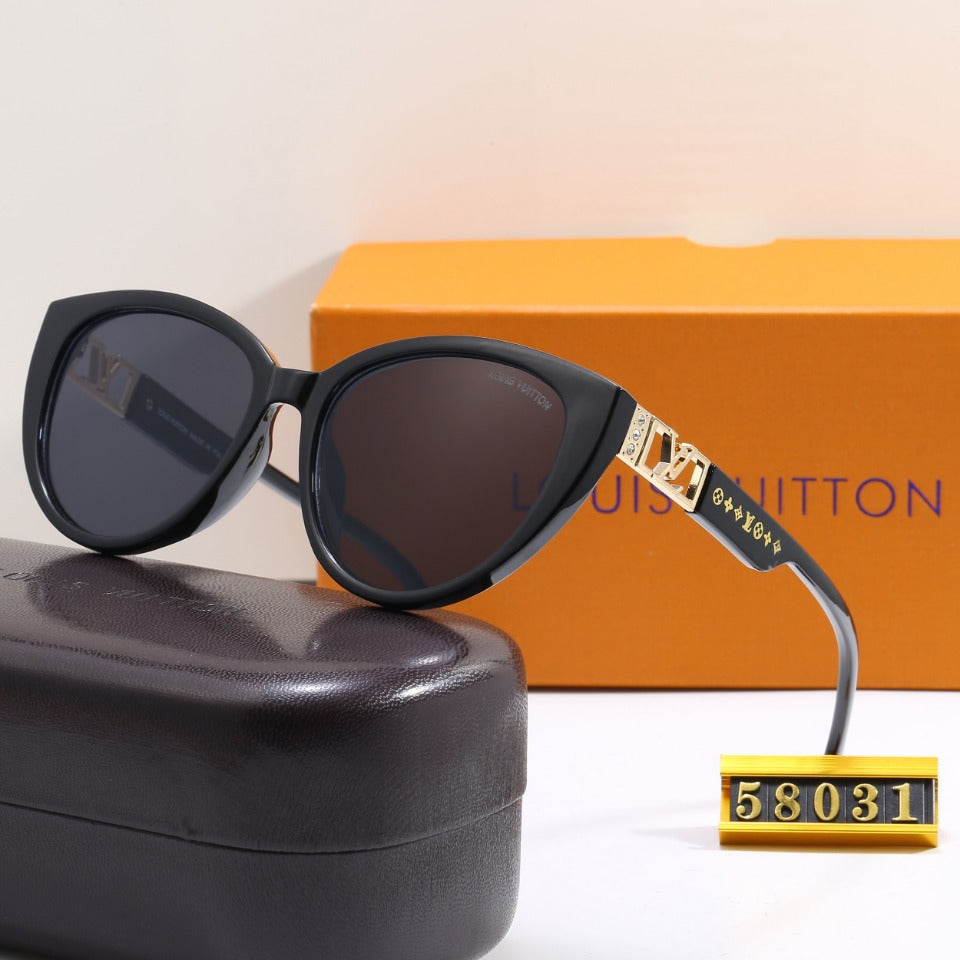 2026 Diamond Hollow Letter Frame Sunglasses