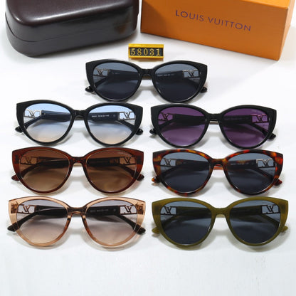 2026 Diamond Hollow Letter Frame Sunglasses