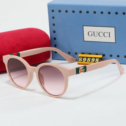 2026 Retro Oval Knitted Stripe G Sunglasses