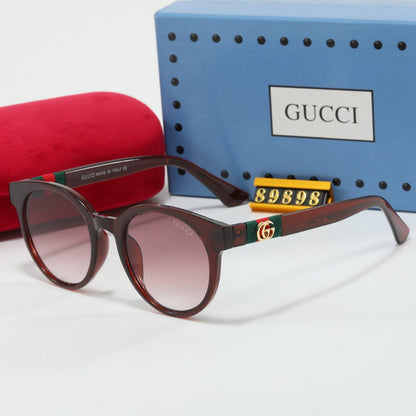 2026 Retro Oval Knitted Stripe G Sunglasses