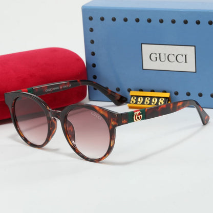 2026 Retro Oval Knitted Stripe G Sunglasses