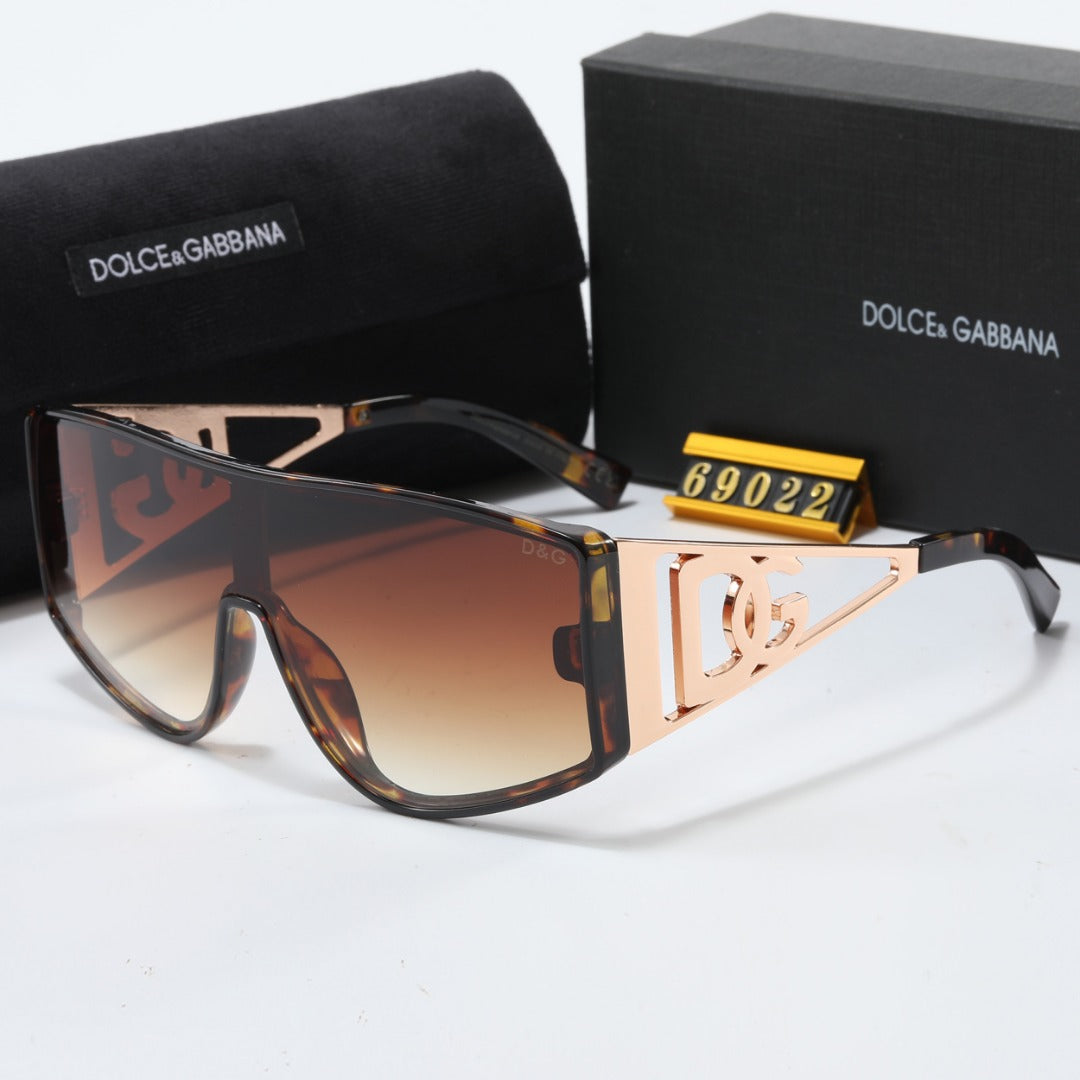 2026 Oversized Fashionable Metal Frame Sunglasses