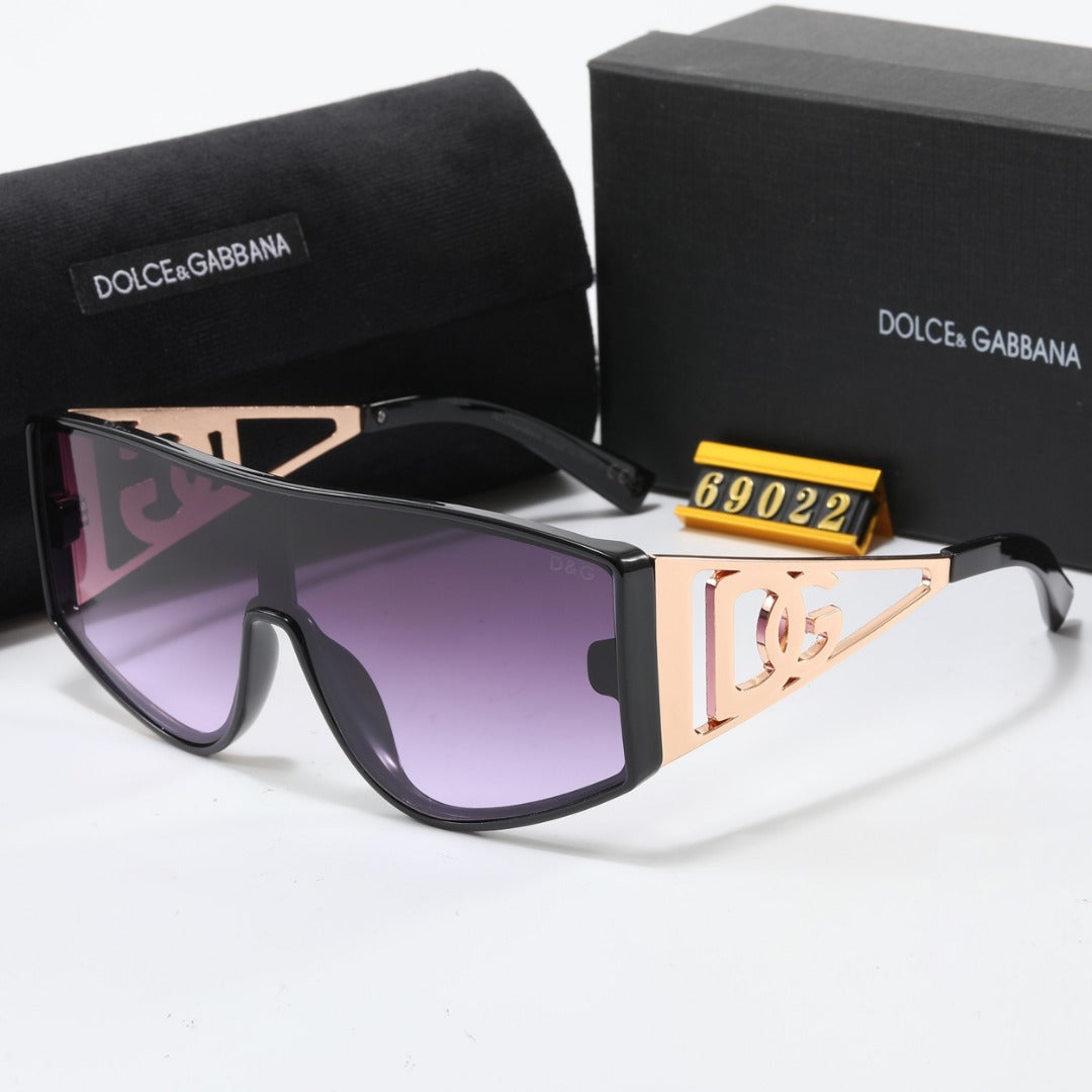2026 Oversized Fashionable Metal Frame Sunglasses