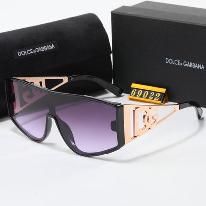 2026 Oversized Fashionable Metal Frame Sunglasses