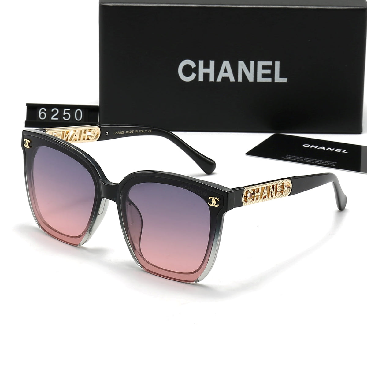 2026 Classic Fashion Letter Metal Frame Sunglasses
