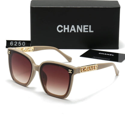 2026 Classic Fashion Letter Metal Frame Sunglasses