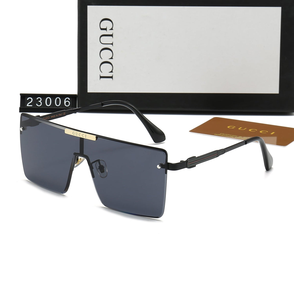 2026 One-Piece Large Frame Square HD Sunglasses