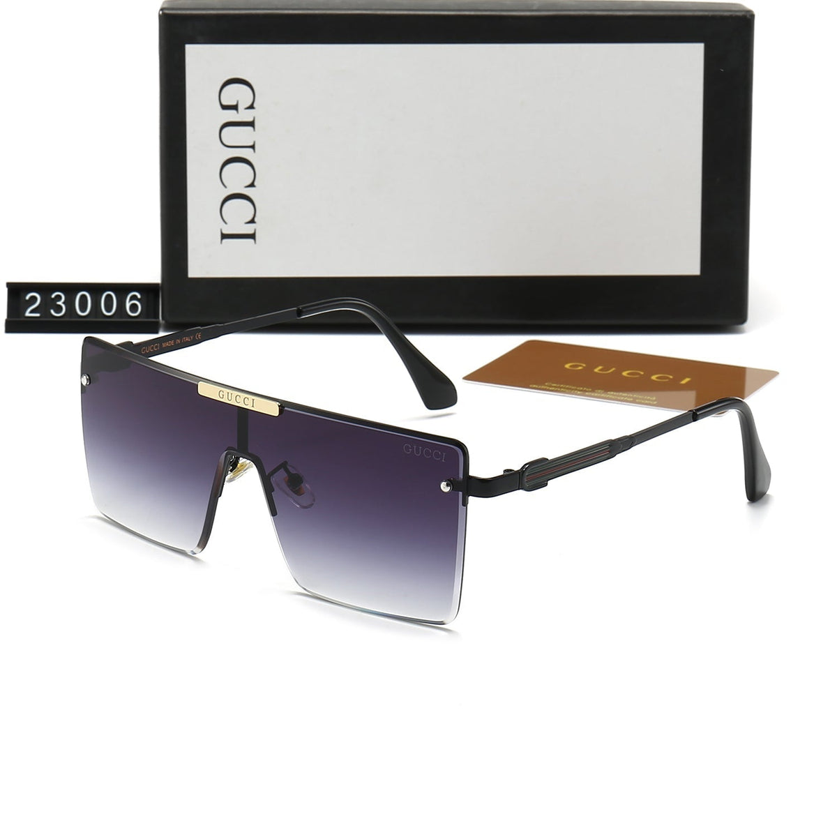 2026 One-Piece Large Frame Square HD Sunglasses