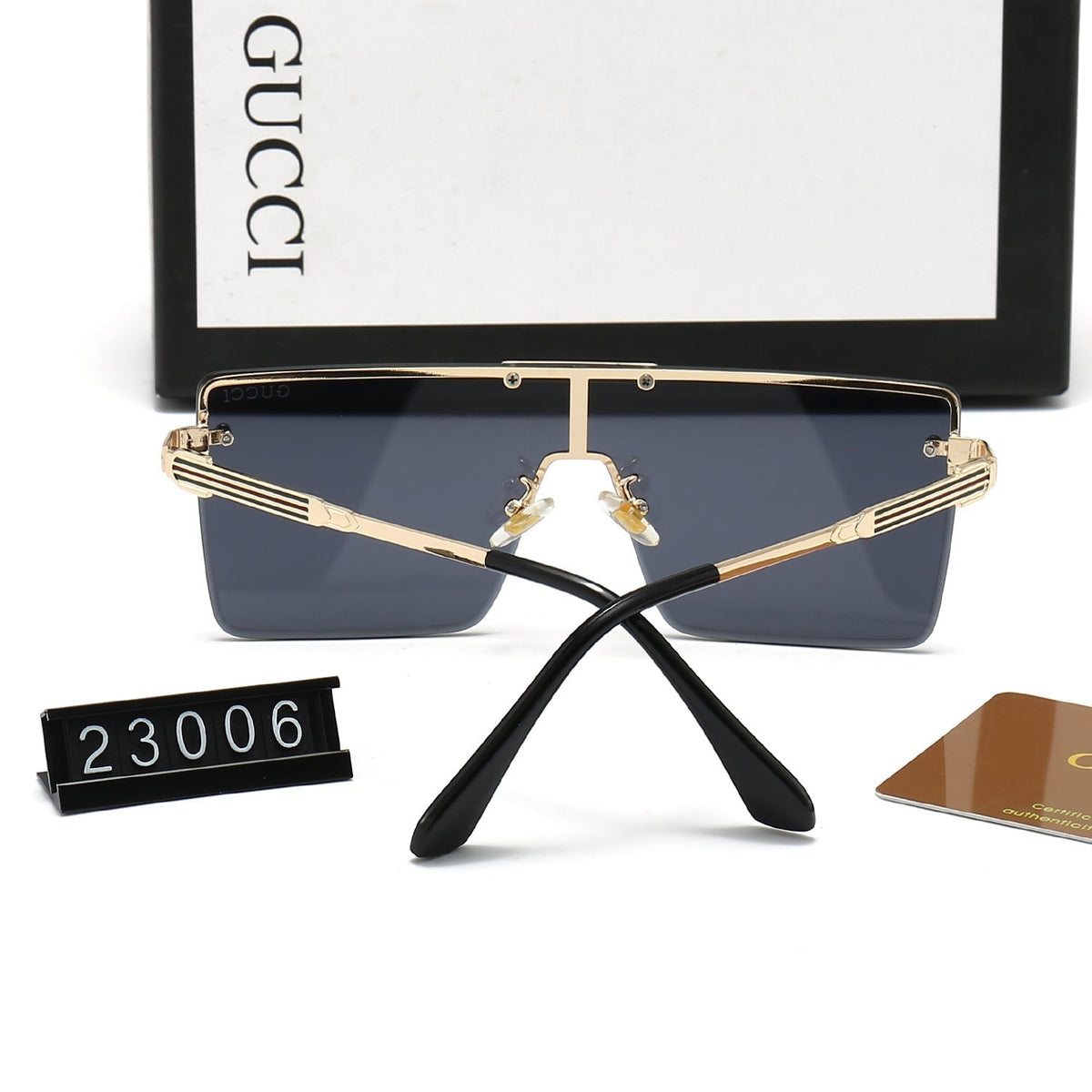 2026 One-Piece Large Frame Square HD Sunglasses