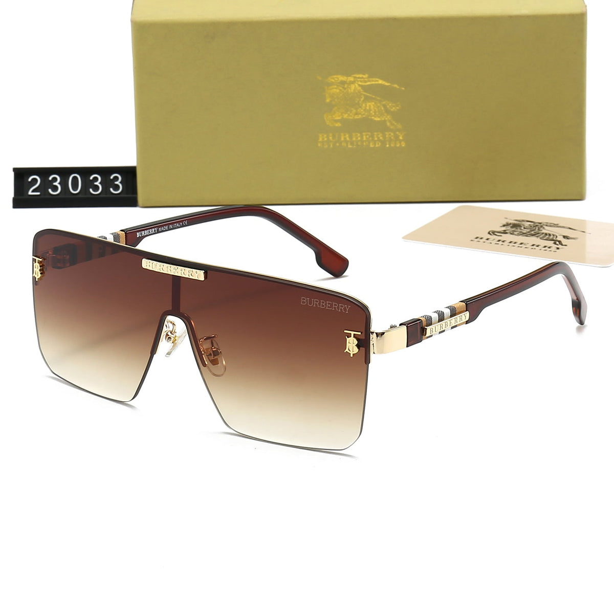 2026 One-Piece Checkered HD Sunglasses
