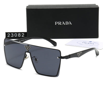 2026 One-Piece Triangle Logo HD Sunglasses