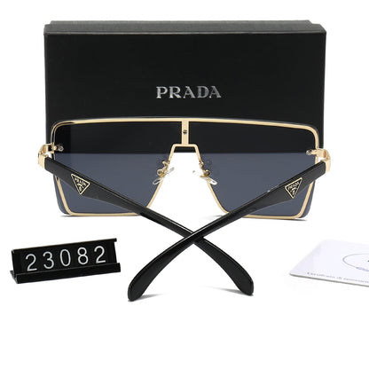 2026 One-Piece Triangle Logo HD Sunglasses