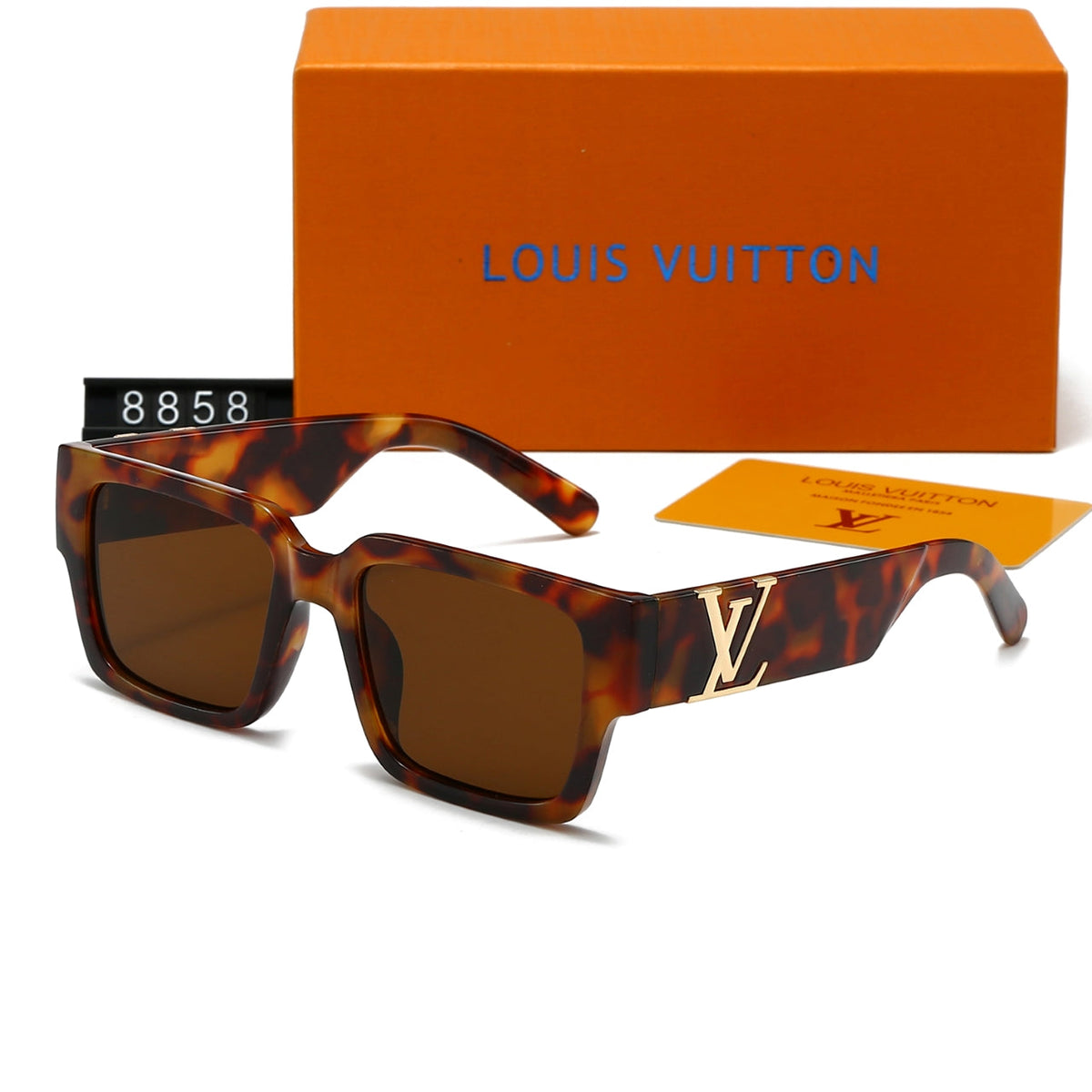 2026 New Square Gradient Millionaire Sunglasses