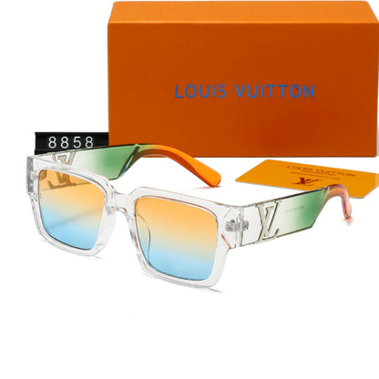 2026 New Square Gradient Millionaire Sunglasses