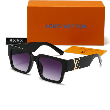 2026 New Square Gradient Millionaire Sunglasses