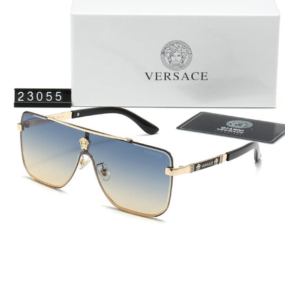 2026 Stylish Emblem One Piece Sunglasses