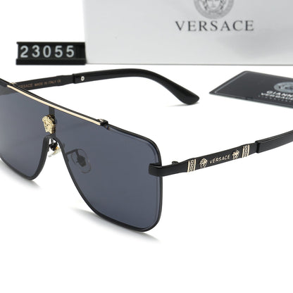 2026 Stylish Emblem One Piece Sunglasses