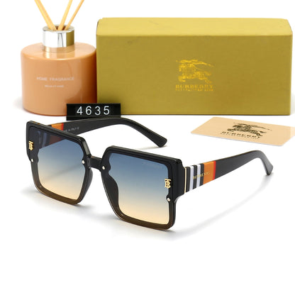 2026 Unisex Fashion Large Frame Plaid Sunglasses